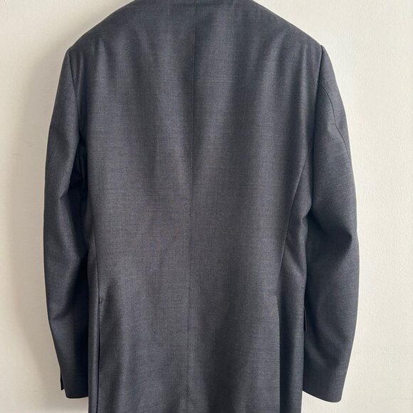 Suitsupply Grey Wool Suit Lazio Super 110s - 42 Long, Pants 36 x 32 - Picture 10 of 16